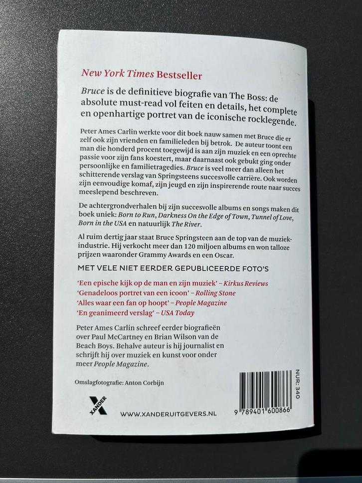 Peter Ames Carlin - Bruce, Boeken, Biografieën, Zo goed als nieuw, Ophalen of Verzenden