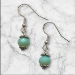 Jade Groene Oorbellen, Sieraden, Tassen en Uiterlijk, Oorbellen, Hangers, Nieuw, Ophalen of Verzenden, Glas
