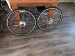 Voorwiel met motor en achterwiel giant twist double, Fietsen en Brommers, Ophalen, Gebruikt, Overige typen, 80 kg of meer