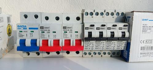 Groepenkast componenten Nu Alles voor €100,- B16 B20 B25 40a, Hobby en Vrije tijd, Elektronica-componenten, Nieuw, Ophalen of Verzenden