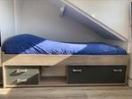 2 identieke eenpersoonsbedden 90x200, Huis en Inrichting, Slaapkamer | Bedden, Ophalen, 90 cm, Eenpersoons, Zo goed als nieuw