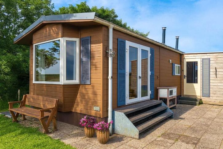 chalet stacaravan te koop, Caravans en Kamperen, Stacaravans, tot en met 4, Ophalen