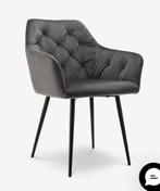 Grijze Velvet Eetkamerstoel - Elegant & Comfortabel