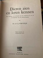 Dieren zien en leren kennen. Vijfde druk. 1957. Portielje, Gelezen, Ophalen of Verzenden