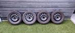 Winterbanden op stalen velg voor Ford Fiesta, Auto-onderdelen, Banden en Velgen, Ophalen, Gebruikt, 15 inch, Banden en Velgen
