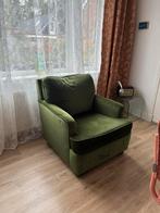 Groene Fauteuil - Comfortabel & Stijlvol, Ophalen, Gebruikt, 75 tot 100 cm, 75 tot 100 cm