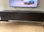 Tv-meubel - Zwart, Kunststof, 150 tot 200 cm, Ophalen of Verzenden, Zo goed als nieuw
