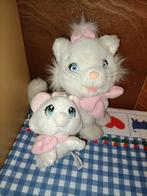 2 x Marie knuffel Disneyland Aristokatten 24 cm + 17 cm, Ophalen of Verzenden, Zo goed als nieuw, Overige typen