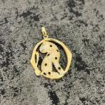 Gouden hanger panter kettinghanger 14 karaat, Sieraden, Tassen en Uiterlijk, Kettinghangers, Ophalen of Verzenden, Zo goed als nieuw