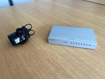 ZyXEL GS-108B v2 8-Port Gigabit Ethernet Switch met oplader beschikbaar voor biedingen