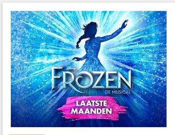 Voucher voor 30% korting musical Frozen beschikbaar voor biedingen