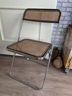 “Elios” Italiaanse webbing klapstoel Colle d’elsa, Ophalen, Zwart, Eén, Gebruikt