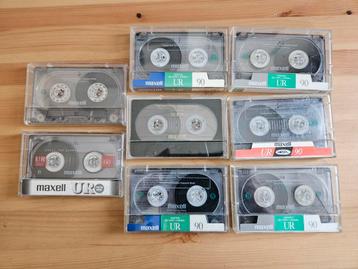 Maxell cassettebandjes, 8 stuks. beschikbaar voor biedingen