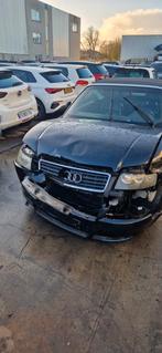 Audi A4 Schade Voorkant - Export/Onderdelen, Auto diversen, Schadeauto's, Ophalen of Verzenden, Zwart, Cabriolet, Audi