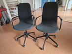 Twee bureaustoelen., Ophalen, Zo goed als nieuw, Zwart