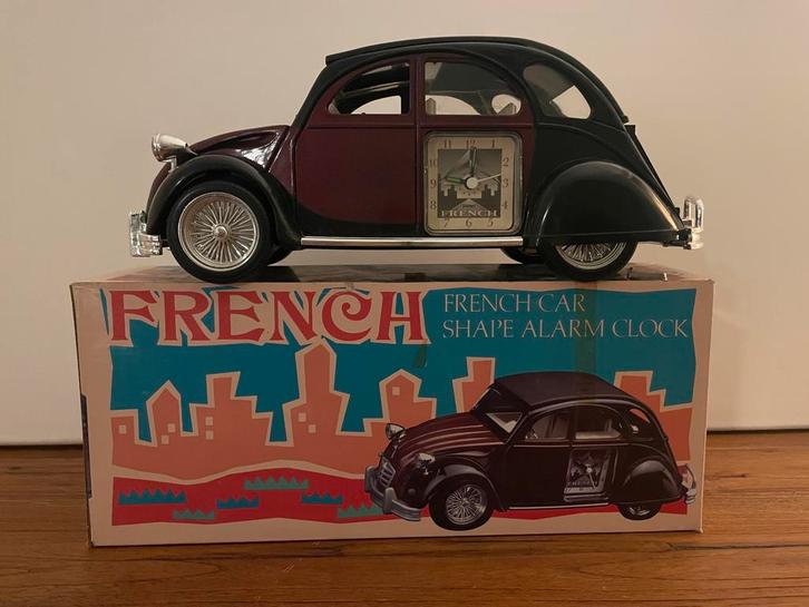 Wekkerradio/Modelauto 2CV Charleston REVEIL, Hobby en Vrije tijd, Modelauto's | 1:18, Zo goed als nieuw, Overige merken, Ophalen of Verzenden
