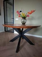 Ronde eettafel, Huis en Inrichting, Rond, Ophalen of Verzenden, Zo goed als nieuw, 100 tot 150 cm