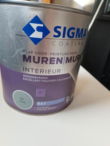 sigma muurverf mat RAL 7045 beschikbaar voor biedingen