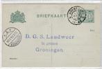 Groningen-Briefkaart 1909, Verzenden, Voor 1920, Gelopen, Groningen