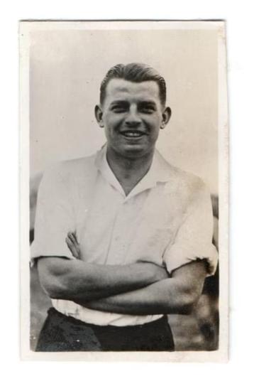 Voetbalplaatje Willy Blijham Jr. Be Quick Groningen 1936. beschikbaar voor biedingen
