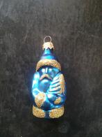 Blauwe kerstman kerstbal, Diversen, Kerst, Ophalen of Verzenden, Gebruikt