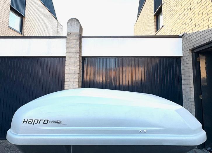Hapro Roady 350 Silver dakkoffer, Auto diversen, Dakkoffers, Gebruikt, Ophalen of Verzenden