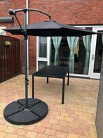 In nieuwstaat zweefparasol/ tafel, Ophalen, Zo goed als nieuw, Zweefparasol, Verstelbaar