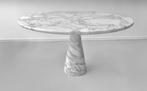 Angelo Mangiarotti M1 Skipper marmeren eettafel 130Cm, Huis en Inrichting, Tafels | Eettafels, Overige materialen, Gebruikt, Rond