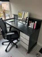 Pallet houten bureau, Huis en Inrichting, Ophalen, Gebruikt, Bureau