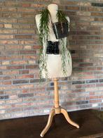 Brocante paspop op houten voet, Ophalen