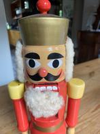 Oude vintage houten notenkraker 36 cm hoog uit Ertsgebergte, Diversen, Kerst, Ophalen of Verzenden, Zo goed als nieuw