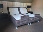 180x200 elektrische boxspring bruin, Gebruikt, Bruin, Tweepersoons, Ophalen of Verzenden