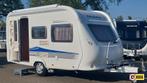 Hobby De Luxe 400 SF Thule Lf.l,voortent,mover, Caravans en Kamperen, Treinzit, Bedrijf, Vast bed, 4 tot 5 meter