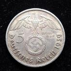 5 Reichsmark 1939, Postzegels en Munten, Munten | Europa | Niet-Euromunten, Ophalen of Verzenden, Duitsland, Losse munt, Zilver