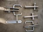 Diverse partij deurbeslag, Doe-het-zelf en Verbouw, Hang- en Sluitwerk, Ophalen of Verzenden, Gebruikt, Rvs, Klink of Kruk