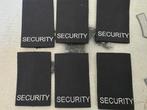 6 stuks epauletten security Lang 9cm Breed 5cm Kleur : zwart, Ophalen of Verzenden, Overige soorten, Nederland, Kleding of Schoenen