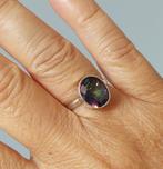 zilveren ring met Mystic Topaas steen zilver 925, O.T., Paars, Nieuw, Ophalen of Verzenden