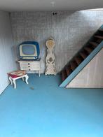 Vintage Poppenhuis Jaren '60 met Meubels, Ophalen