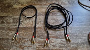 RCA kabel NJS/rean 1 meter - interlinks beschikbaar voor biedingen