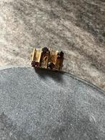 14k gouden ring met robijn stenen