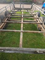 Dubbelasser Aanhanger Onderstel + Huif Frame, Ophalen of Verzenden, Gebruikt