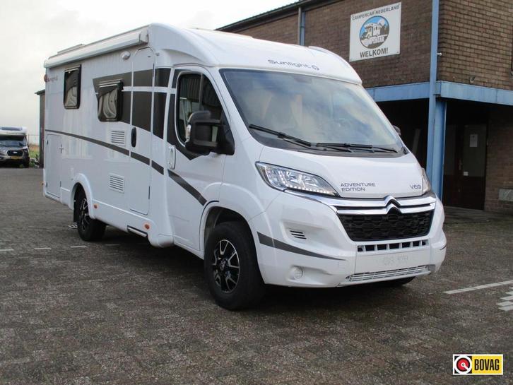 Sunlight V69 Adventure Edition Queensbed !, Caravans en Kamperen, Campers, Bedrijf, tot en met 2, Half-integraal, Sunlight, Diesel