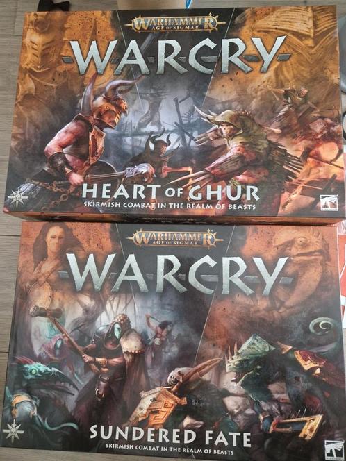 Warhammer Warcry - Heart of Ghur + Sundered Fate, Hobby en Vrije tijd, Wargaming, Zo goed als nieuw, Warhammer, Figuurtje(s), Ophalen of Verzenden