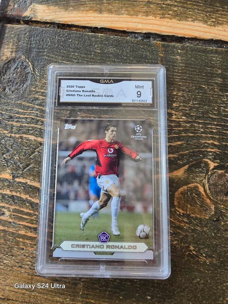 Cristiano Ronaldo Topps 2020 GMA 9, Verzamelen, Sportartikelen en Voetbal, Zo goed als nieuw, Spelerskaart, Buitenlandse clubs