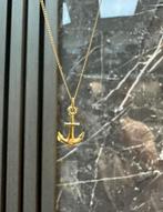 Prachtige 14k gouden ketting met anker, Sieraden, Tassen en Uiterlijk, Kettingen, Ophalen of Verzenden, Nieuw, Goud