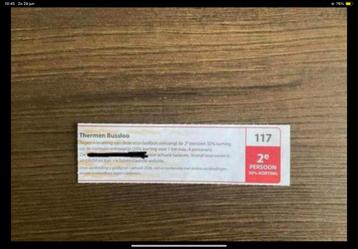 Kortingsbon voor sauna Thermen Bussloo (KWF) beschikbaar voor biedingen