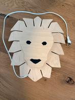 Houten Leeuw Wandlamp Kinderkamer - nooit gebruikt, Ophalen of Verzenden, Nieuw, Lamp