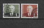 DDR 1953, Michel nummer 342 t/m 343, Gestempeld., Postzegels en Munten, Postzegels | Europa | Duitsland, DDR, Verzenden, Gestempeld