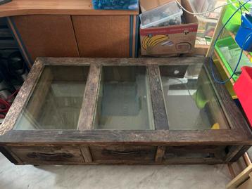 Maison Riviera Salontafel met Glazen Blad beschikbaar voor biedingen