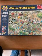Jan van Haasteren Puzzel - Boerderij Bezoek 1500 stukjes, Ophalen of Verzenden, 500 t/m 1500 stukjes, Zo goed als nieuw, Legpuzzel